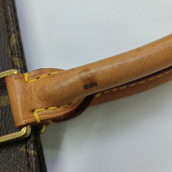 SAC PLAT GM Monogram Coated Canvas Brown