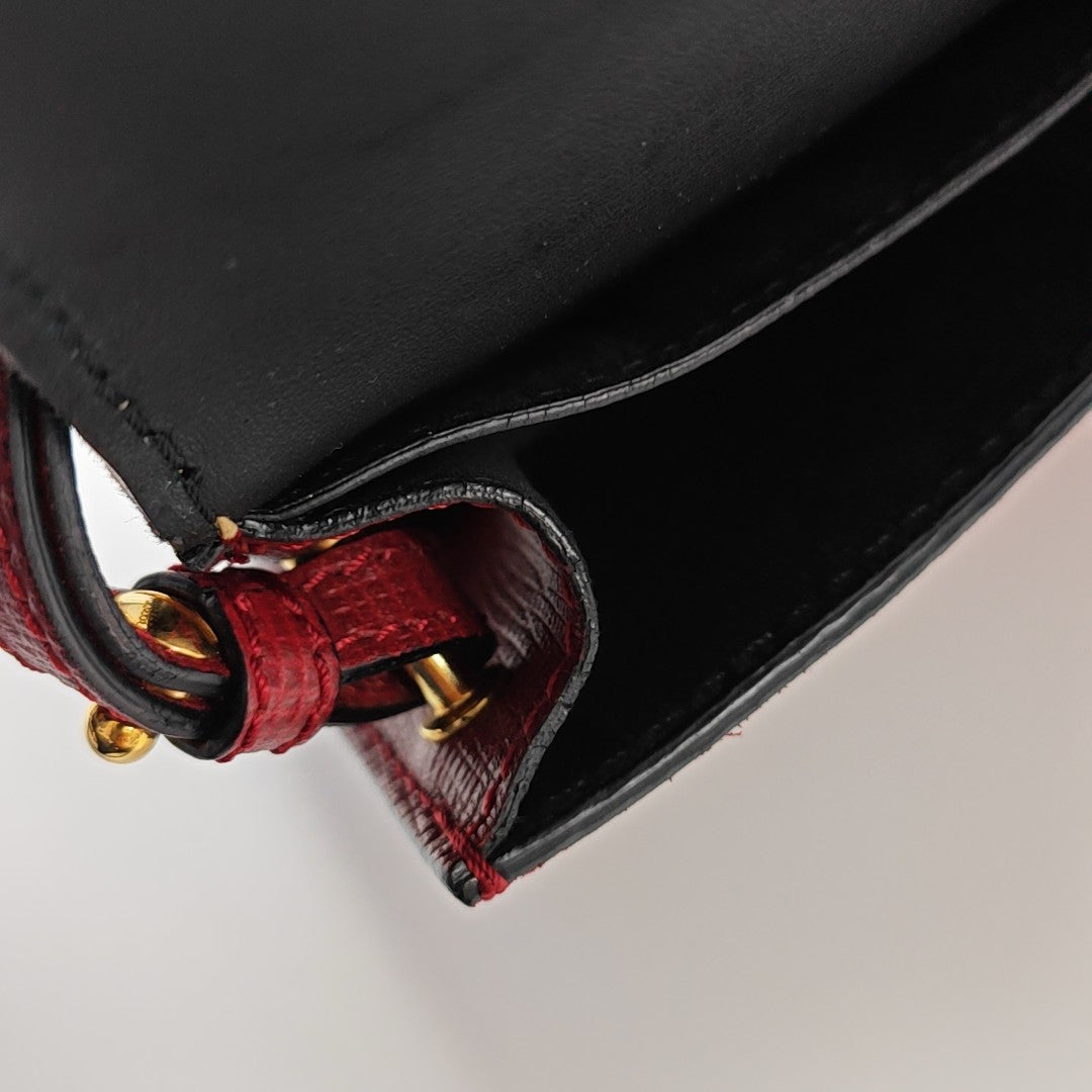 Buckle Calfskin Multicolor