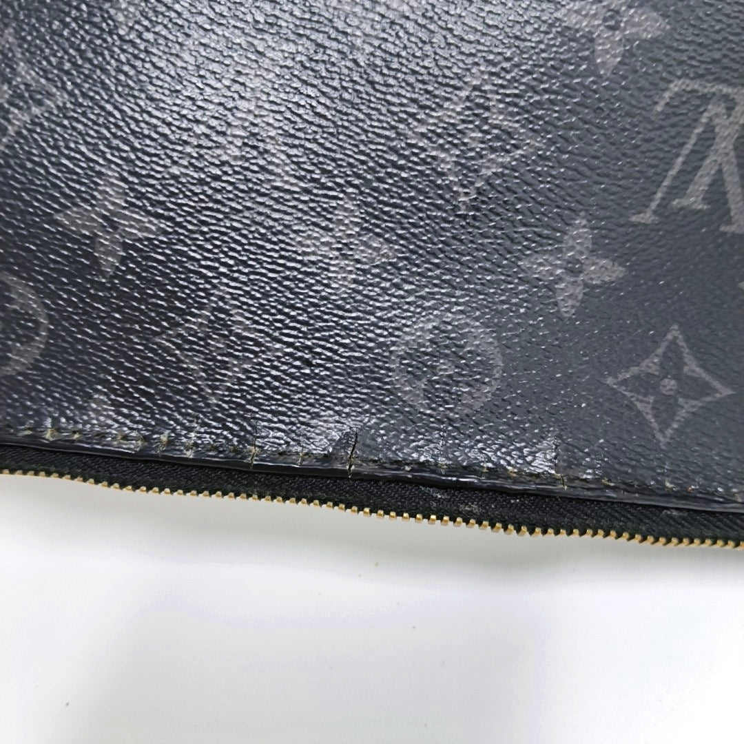 Monogram Coated Canvas Black