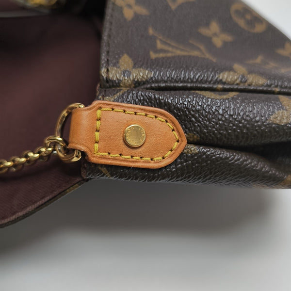 FAVORITE PM Monogram Coated Canvas Brown