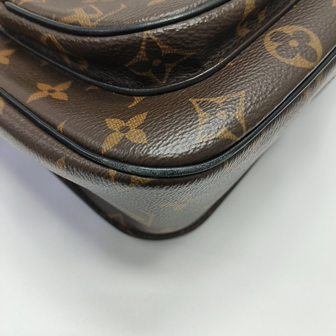 PASSY Monogram Coated Canvas Brown
