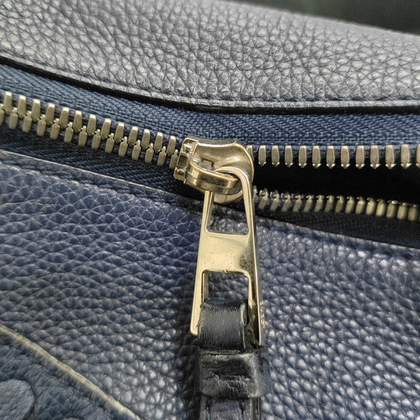 Calfskin Shoulder Bag Blue