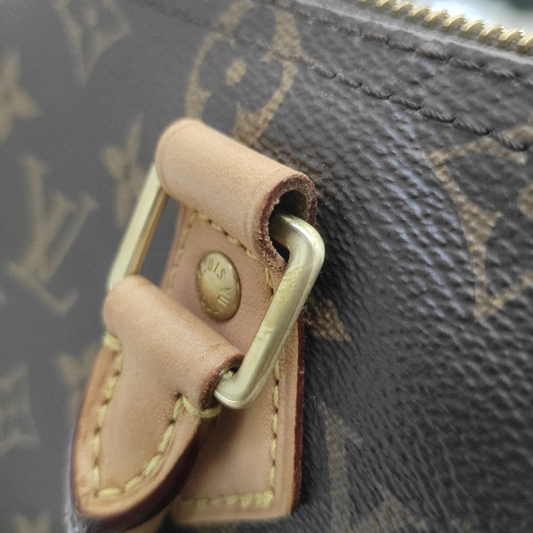 SPEEDY 25 Monogram Coated Canvas Brown