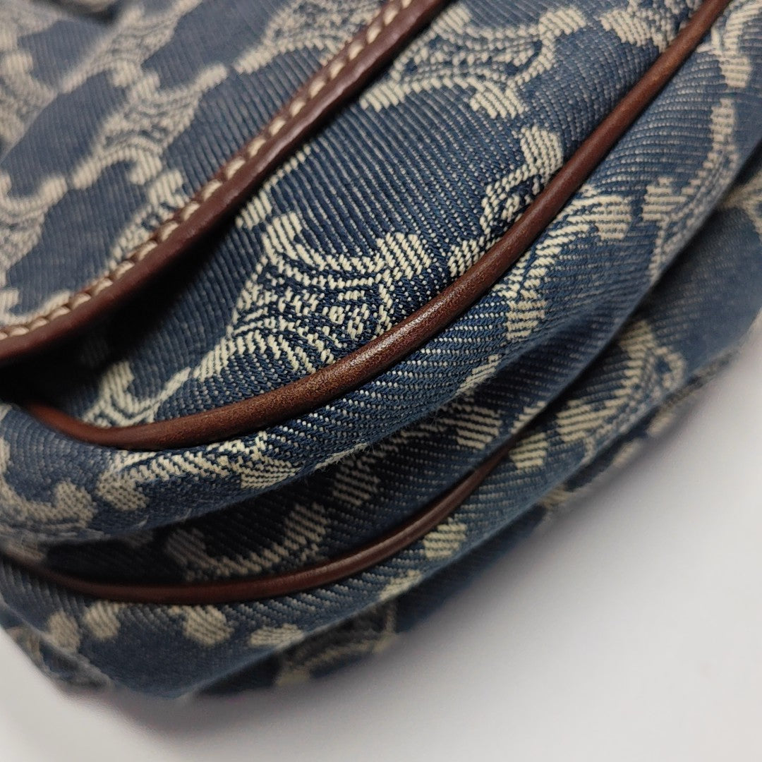 Canvas Shoulder Bag Blue