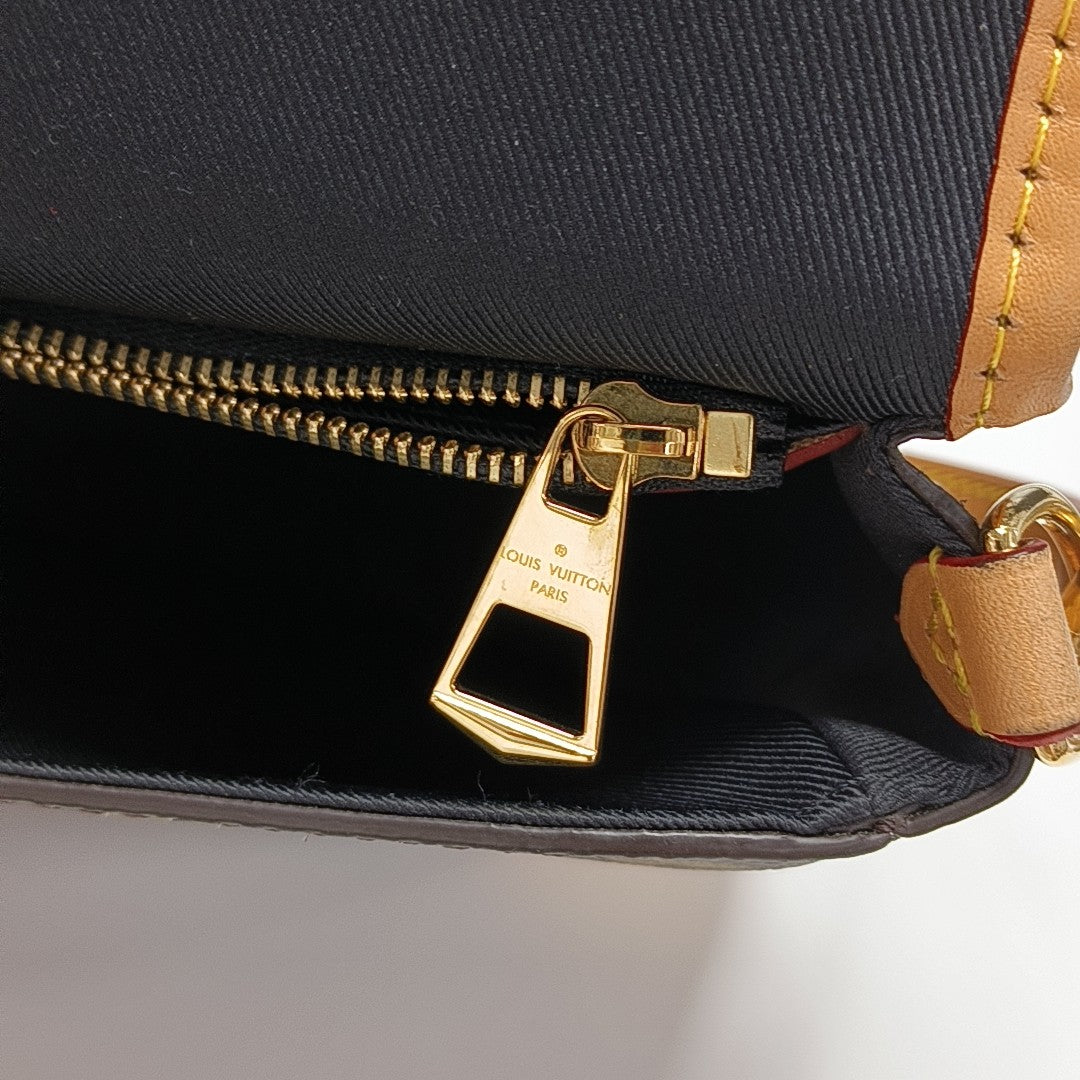 DIANE Monogram Coated Canvas Brown