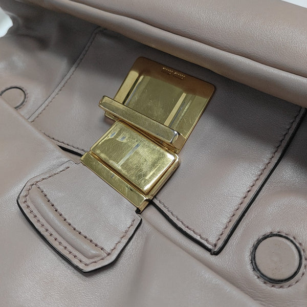 Calfskin Tote Bag Medium Pink