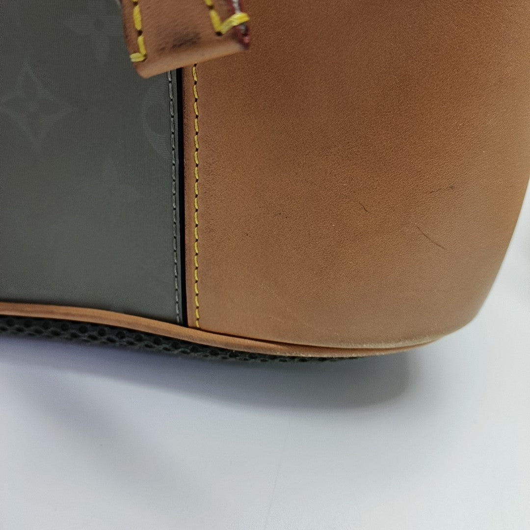 Monogram Coated Canvas PM Gray