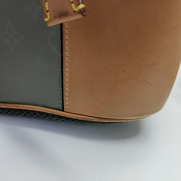 Monogram Coated Canvas PM Gray