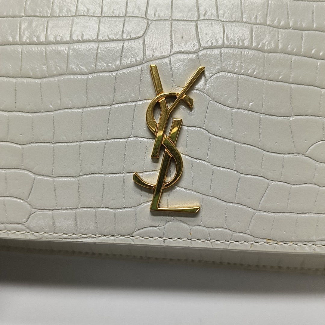MONOGRAM Calfskin White