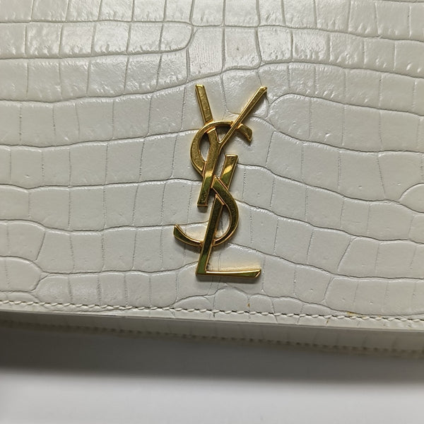 MONOGRAM Calfskin White