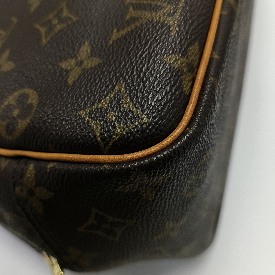 DEAUVILLE MM Monogram Coated Canvas Brown