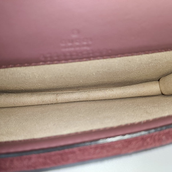 Dionysus Super Mini Monogram Coated Canvas Beige