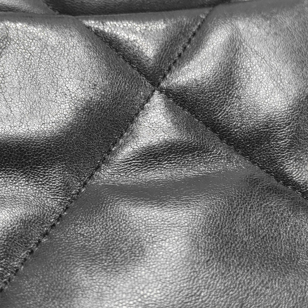 CHANEL 19 Small Quilted Lambskin Black