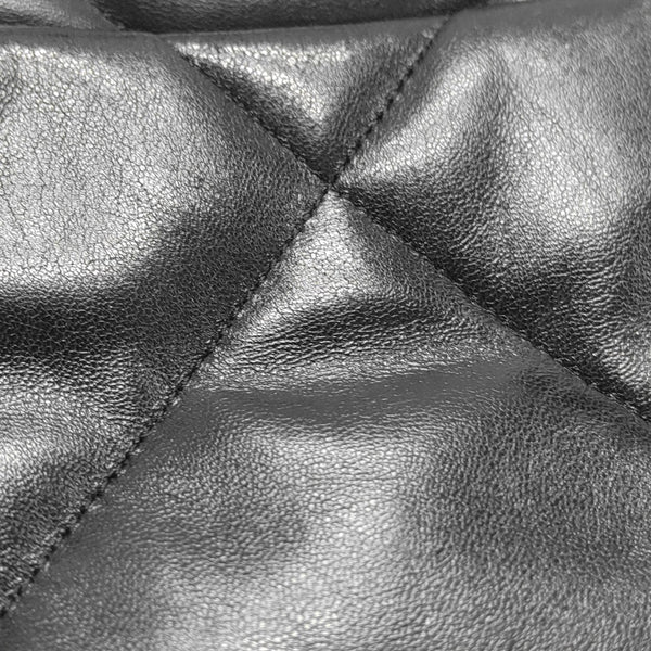 CHANEL 19 Small Quilted Lambskin Black