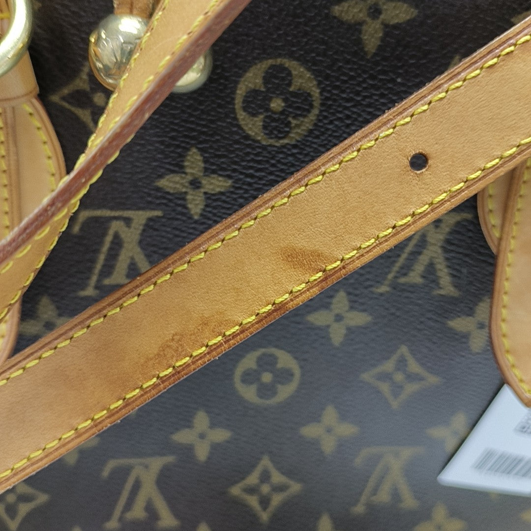 POPINCOURT Monogram Coated Canvas Brown