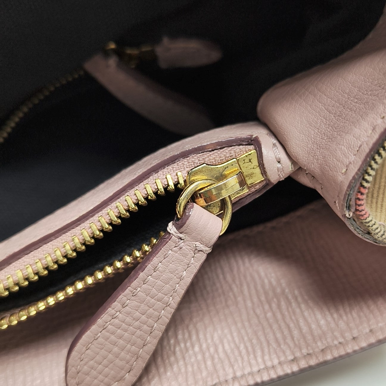 The Banner Medium Calfskin Pink