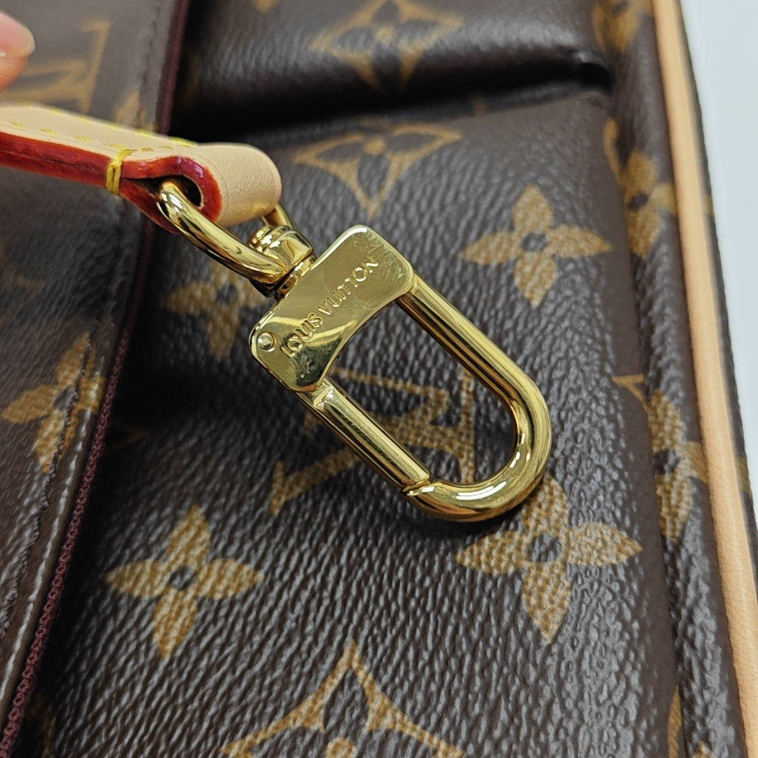 VIVA CITE Monogram Coated Canvas Brown