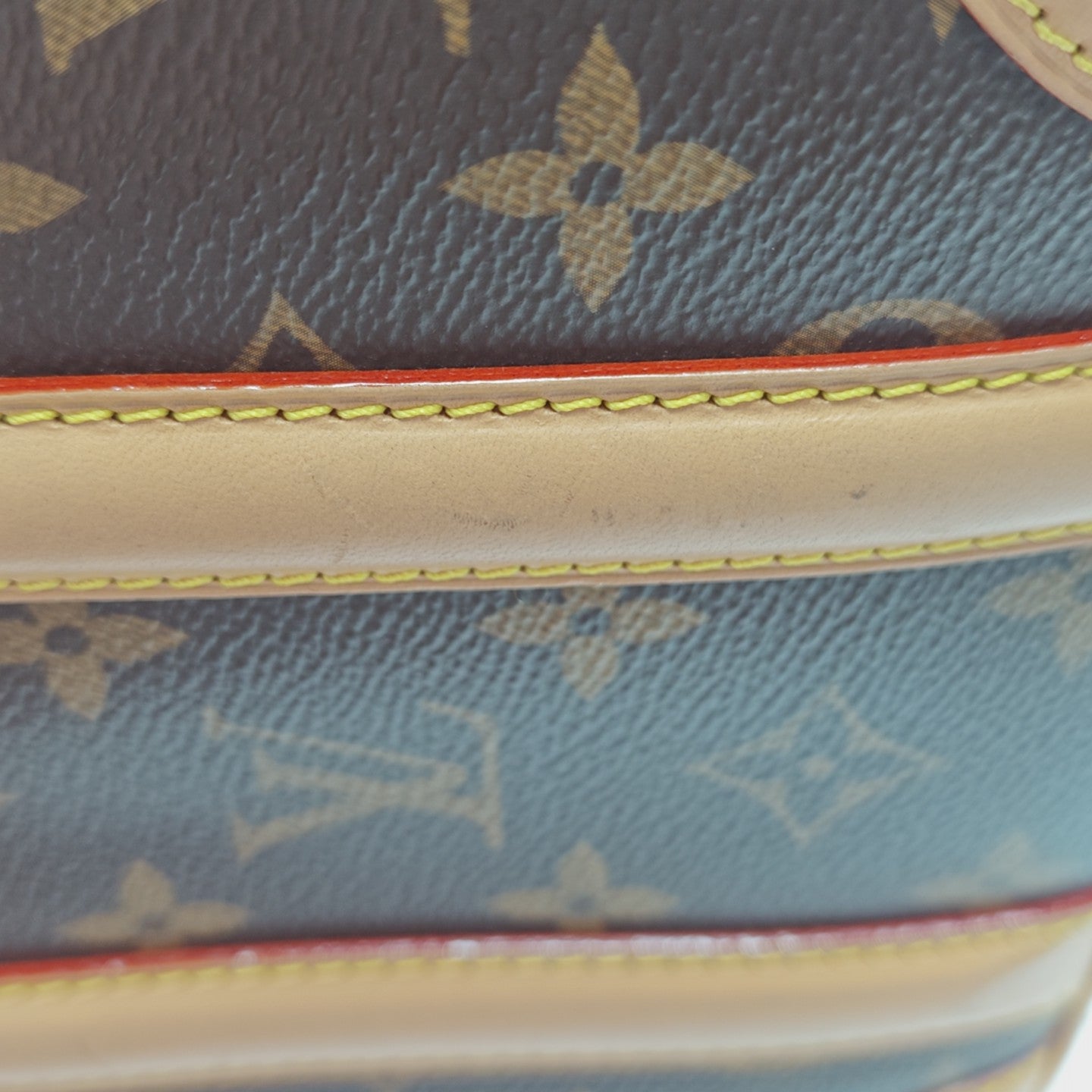LUGGAGE Monogram Coated Canvas Brown