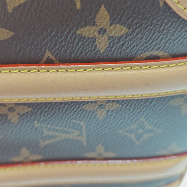 LUGGAGE Monogram Coated Canvas Brown