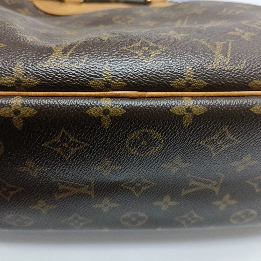 DEAUVILLE MM Monogram Coated Canvas Brown