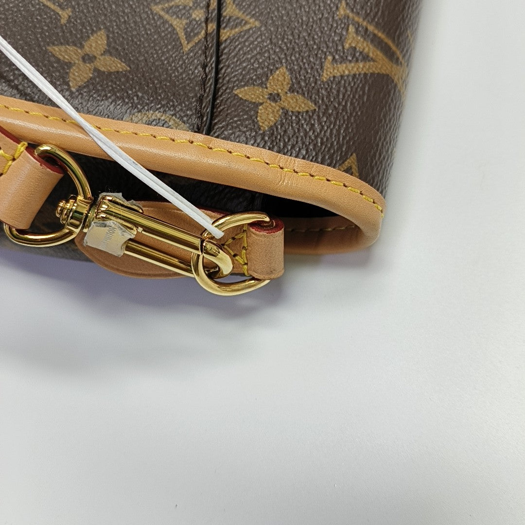 DIANE Monogram Coated Canvas Brown