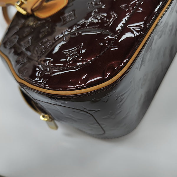 SUMMIT DRIVE Monogram Patent Leather Red