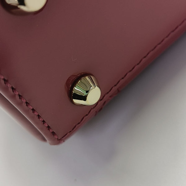 Lady Dior Mini Cannage Patent Leather Pink