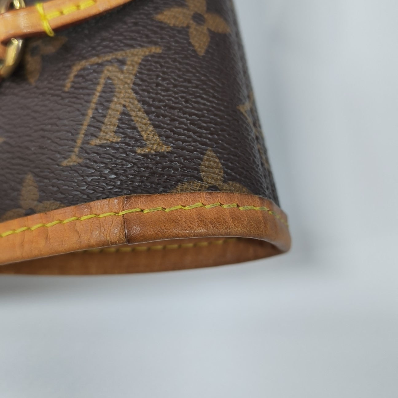 NEVERFULL MM Monogram Coated Canvas Brown
