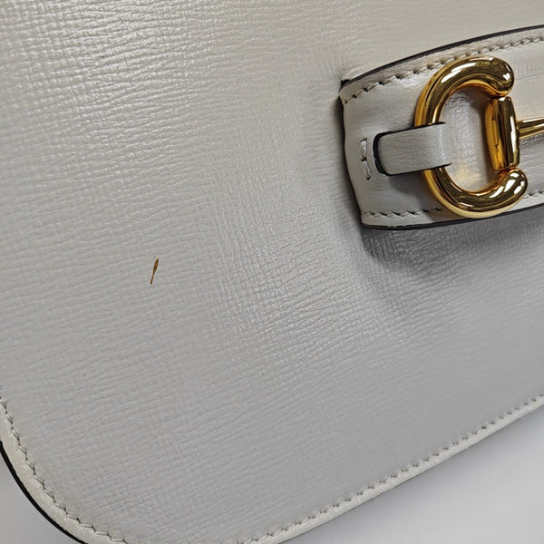 Horsebit 1955 Small Calfskin White