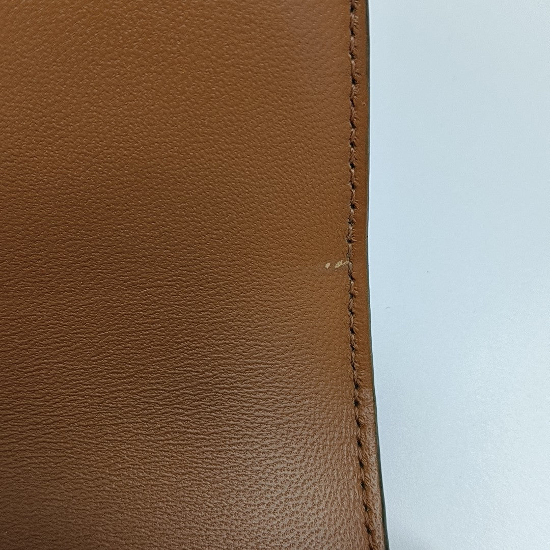 TRIOMPHE Small Coated Canvas Brown