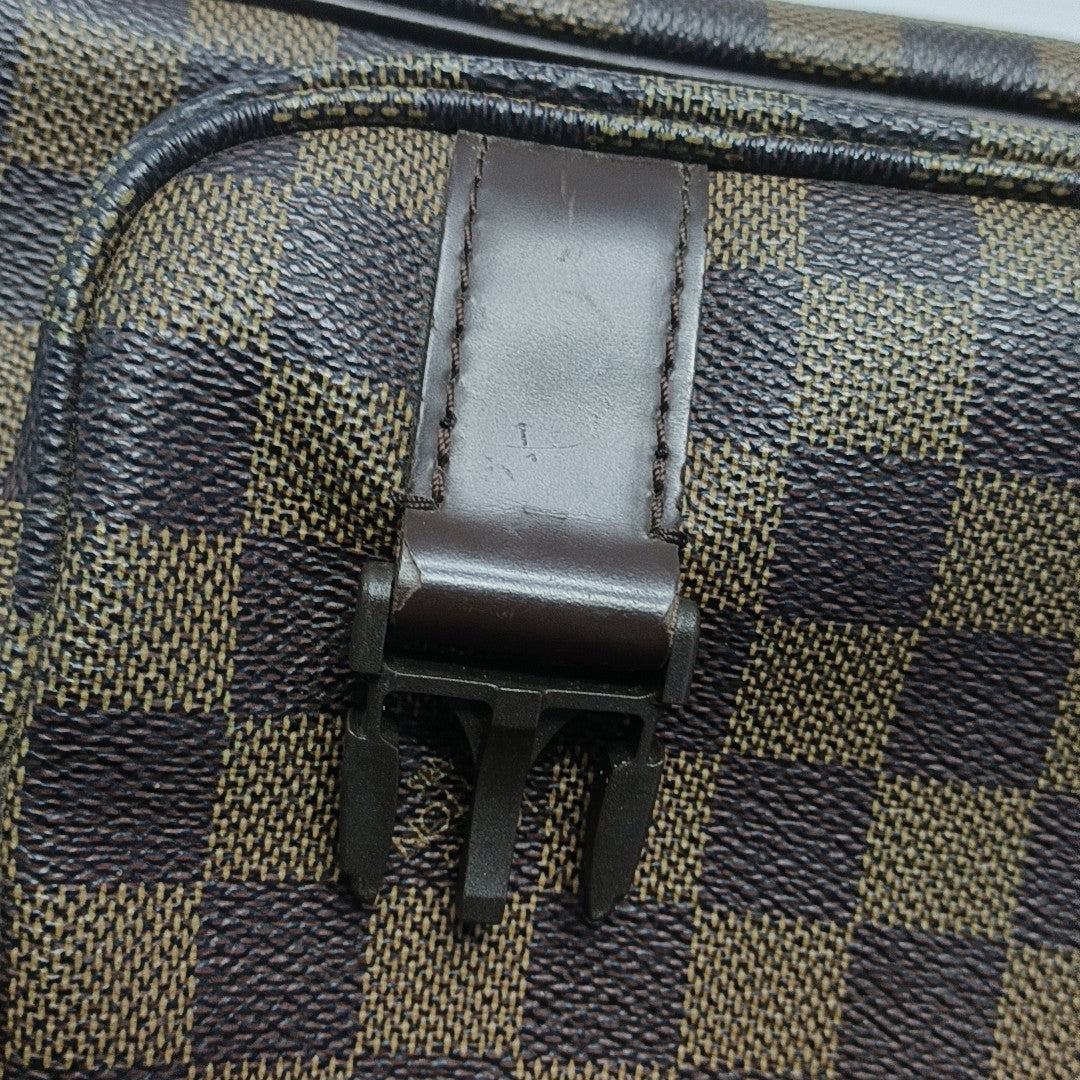 MELVILLE Damier Ebene Coated Canvas Brown