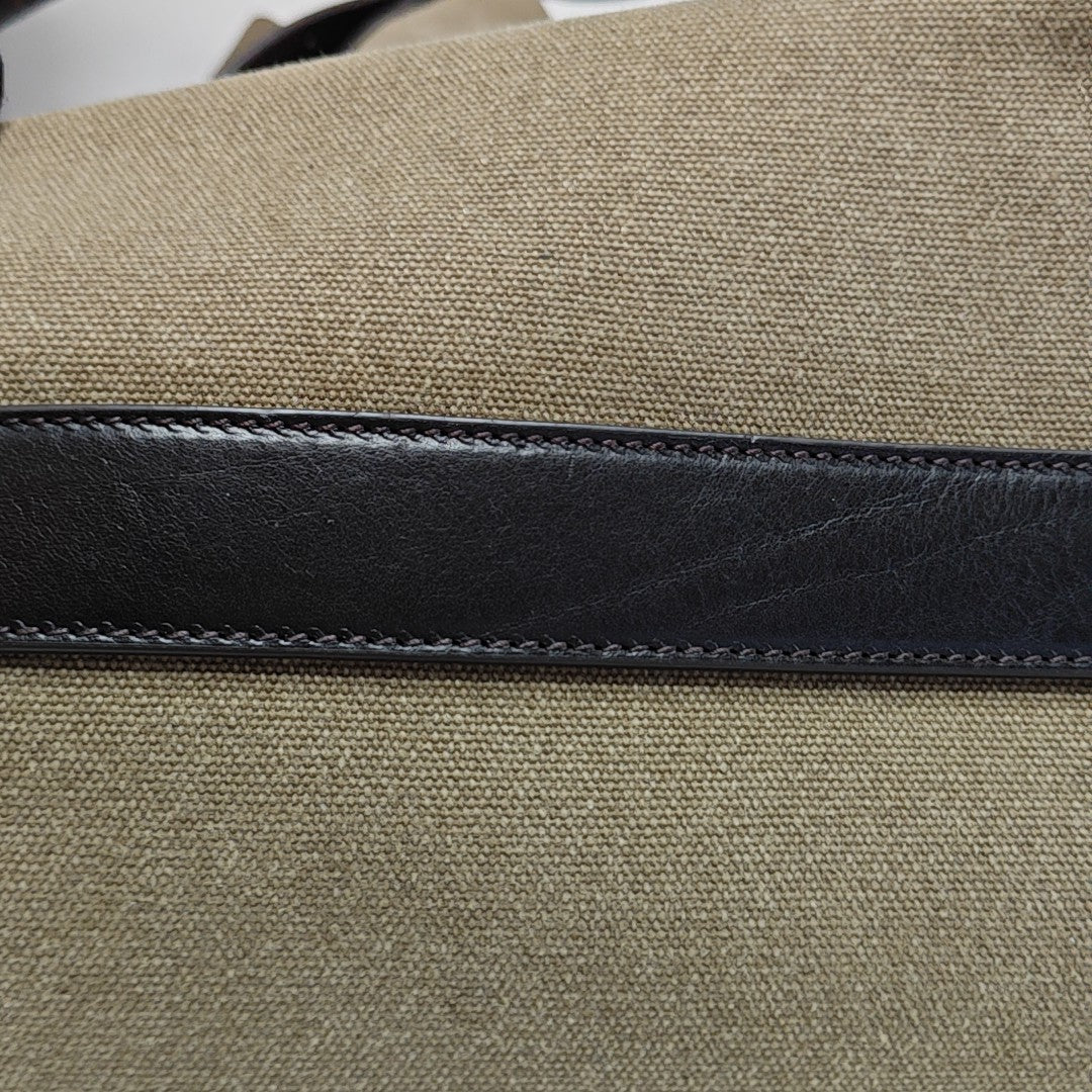 Canvas Shoulder Bag Brown