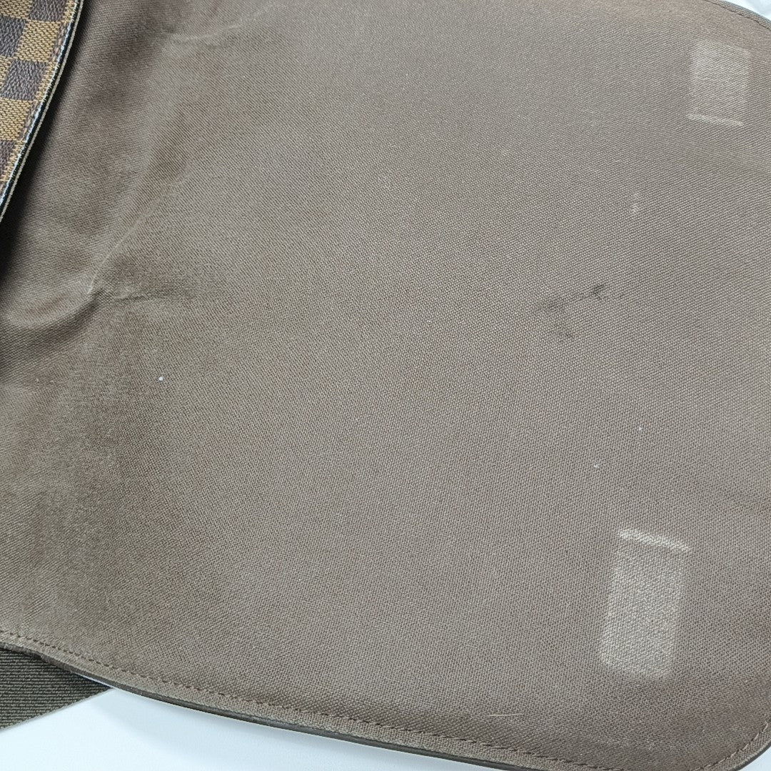 BROOKLYN Damier Ebene Coated Canvas Brown