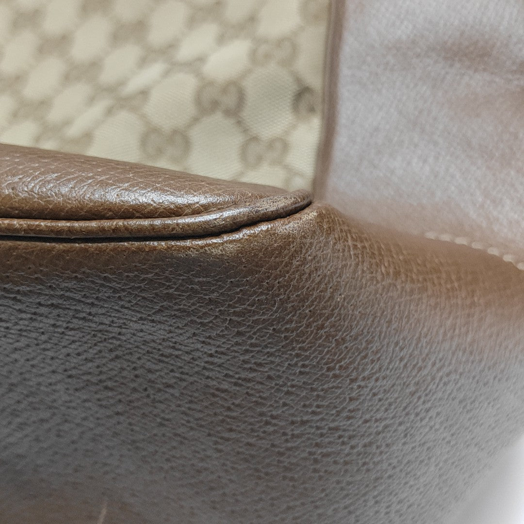 Bree Medium Monogram Canvas Beige