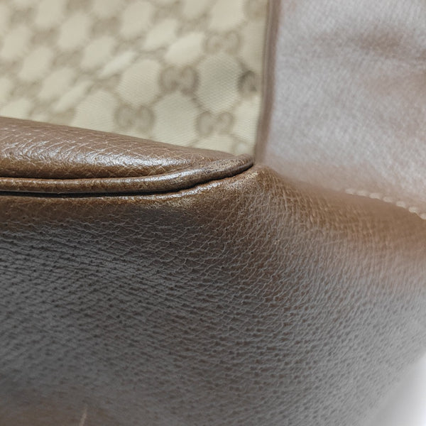 Bree Medium Monogram Canvas Beige