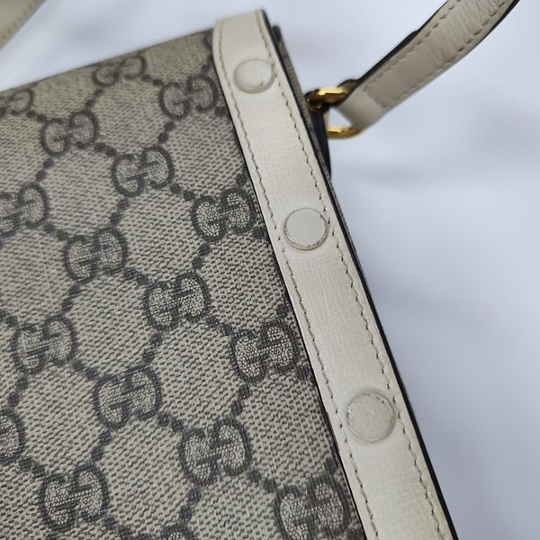 Horsebit 1955 Mini Coated Canvas Beige