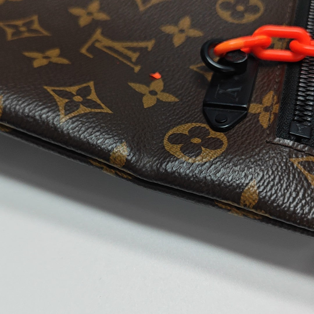 A4 Monogram Coated Canvas Brown