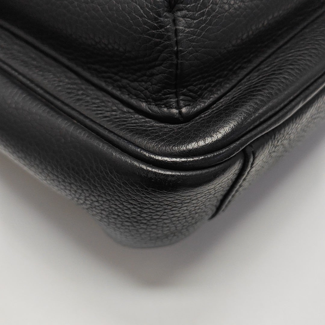 Calfskin Crossbody Bag Black