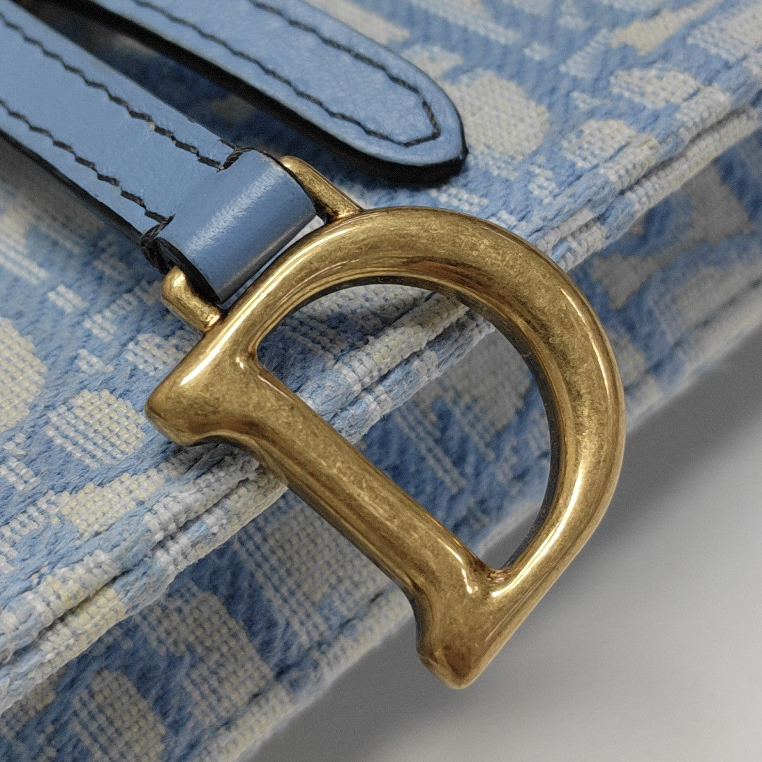 Lona oblicua Saddle azul
