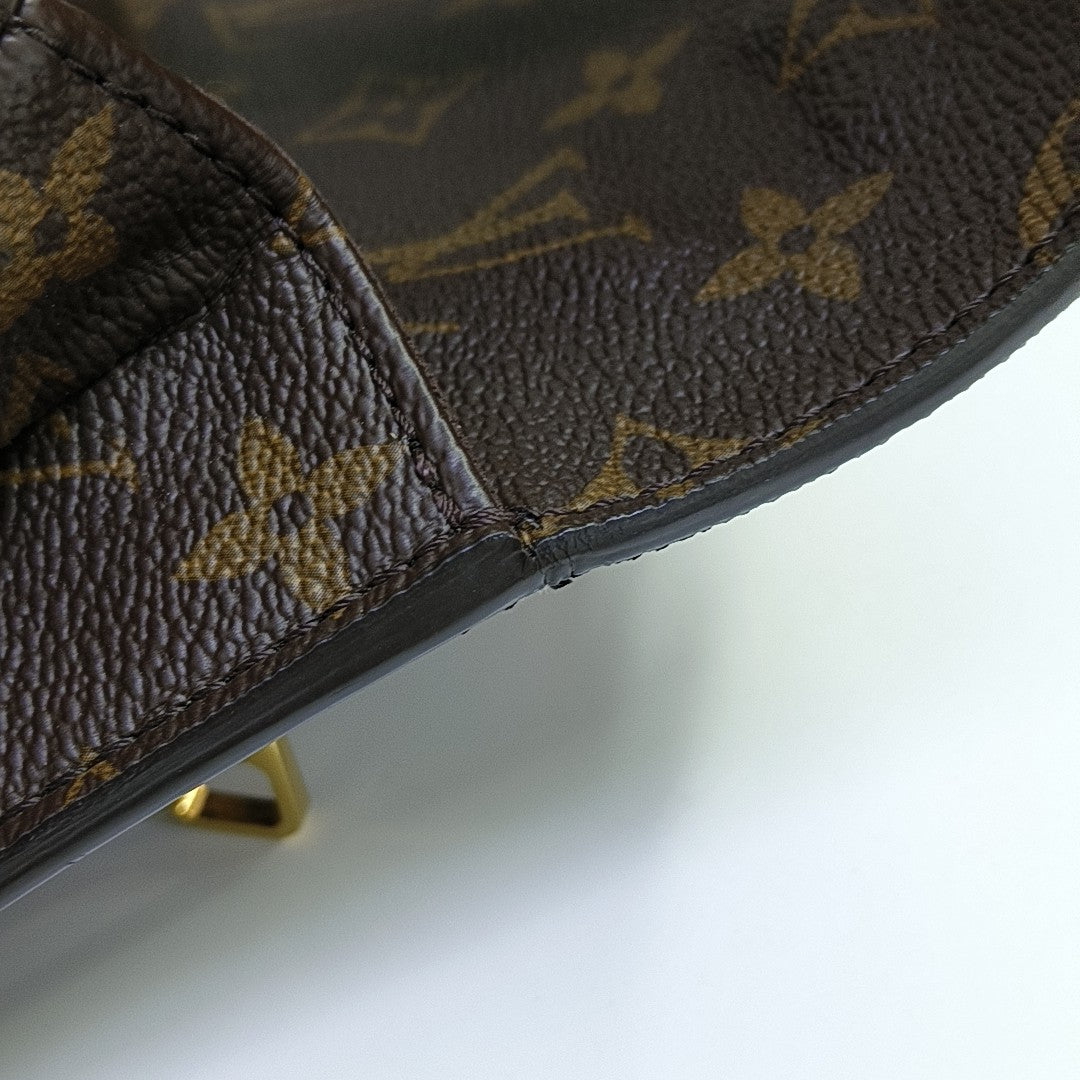 MONCEAU 26 Monogram Coated Canvas Brown