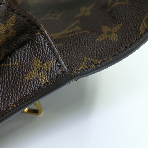 MONCEAU 26 Monogram Coated Canvas Brown