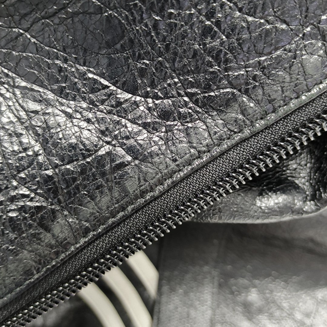 Lambskin Shoulder Bag Black