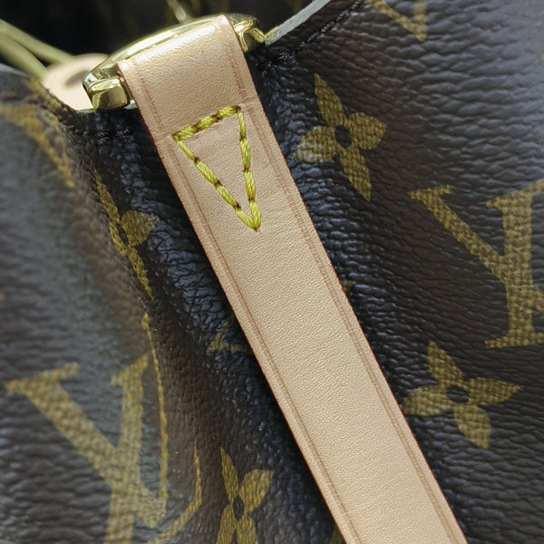 MONTAIGNE Monogram Coated Canvas Brown