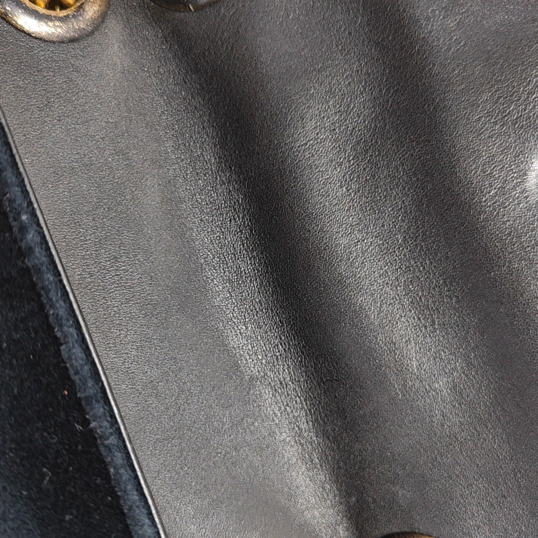 GG Marmont Small Quilted Velvet Black