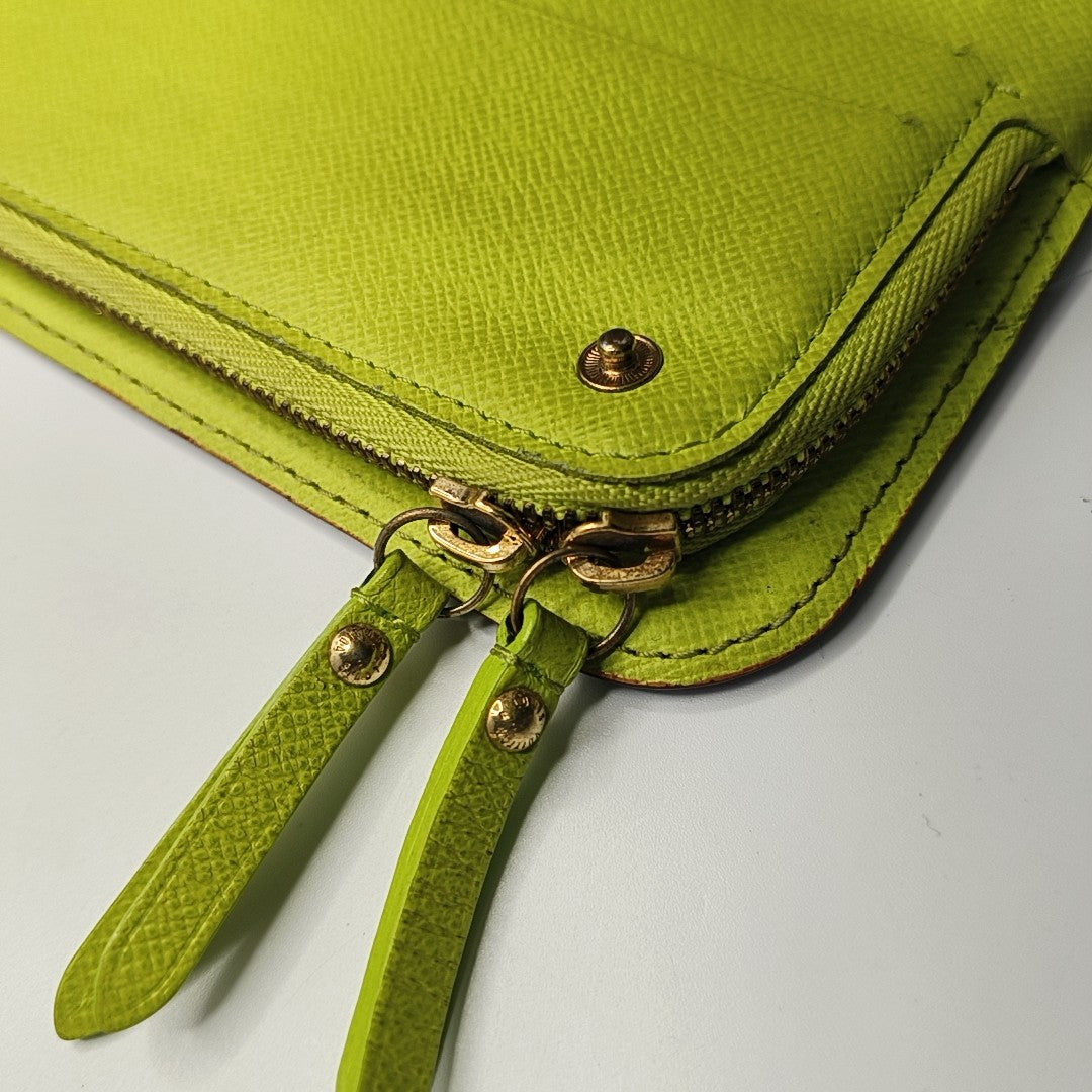 Cartera negra Insolite Monogram de lona revestida