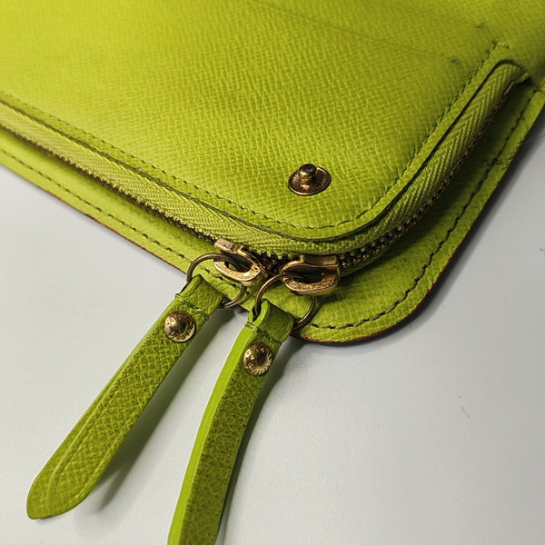 Cartera negra Insolite Monogram de lona revestida