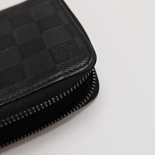 ZIPPY Damier Graphite Calfskin Black Wallet