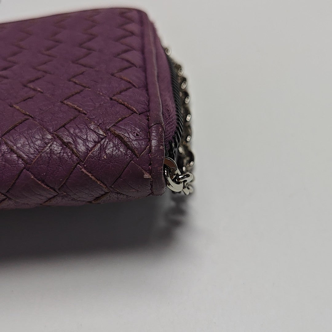 Lambskin Wallet Purple