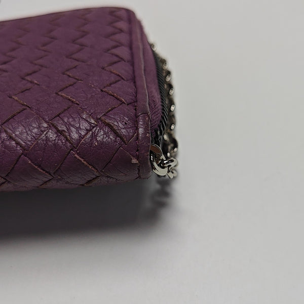 Lambskin Wallet Purple