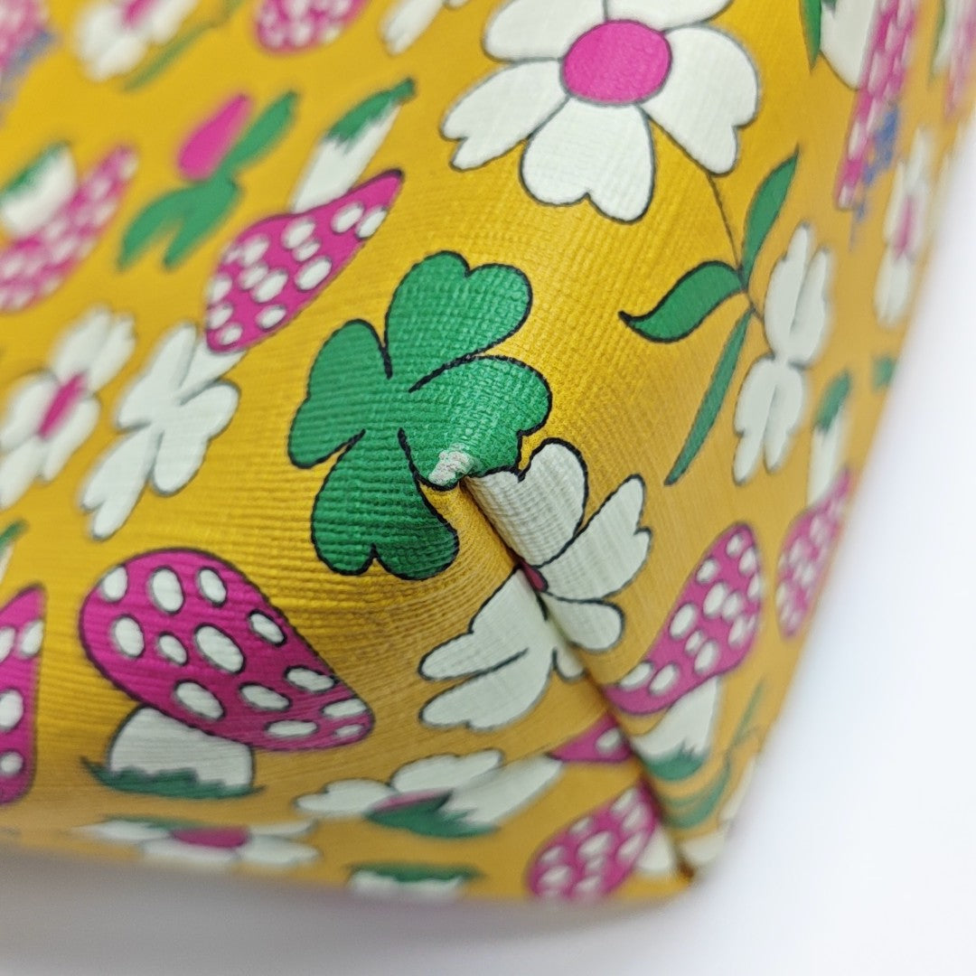 GG Imprime Coated Canvas Yellow